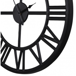 Metalowy zegar