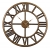 Metalowy zegar industrialny stare złoto 60 cm modern loft 43-206